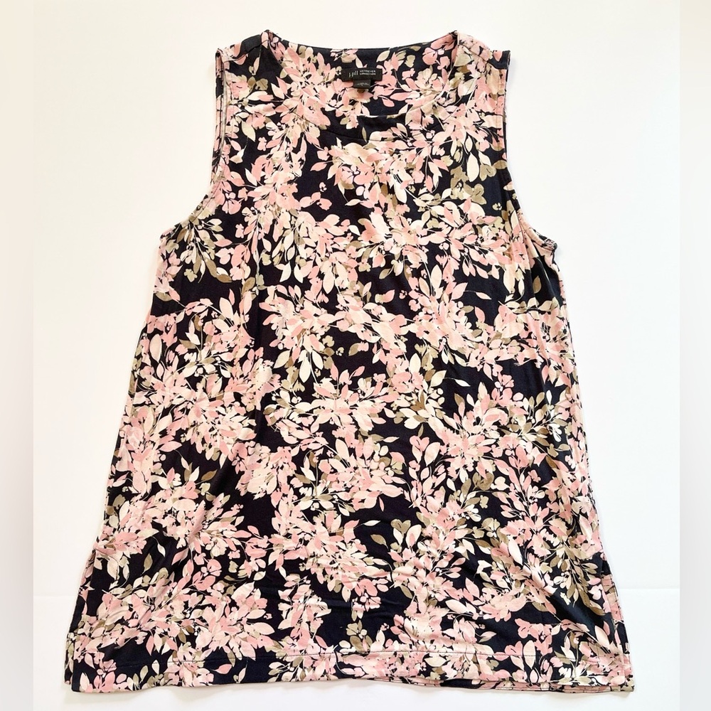 J.Jill Floral Sleeveless Top Size Small